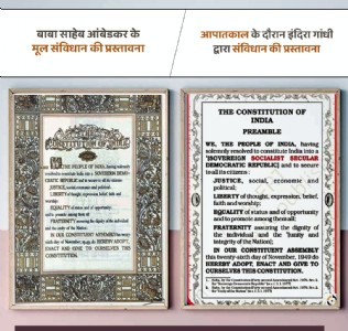 संविधान निर्माताओं की दृष्टि पर इंदिरा गांधी का कुठाराघात