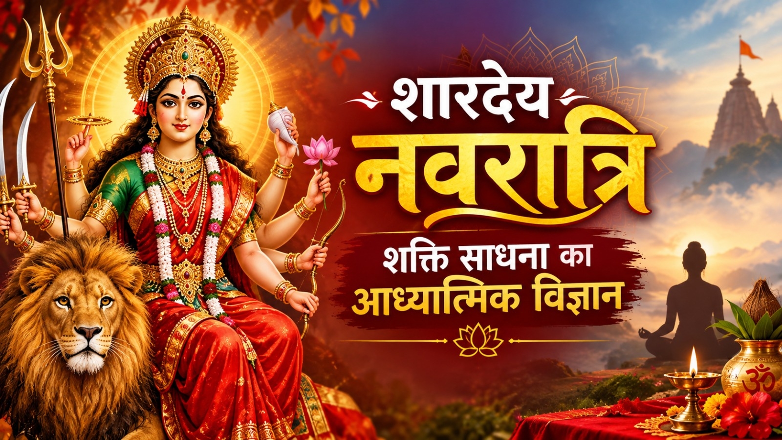 शारदेय नवरात्रि: शक्ति साधना का आध्यात्मिक विज्ञान -१