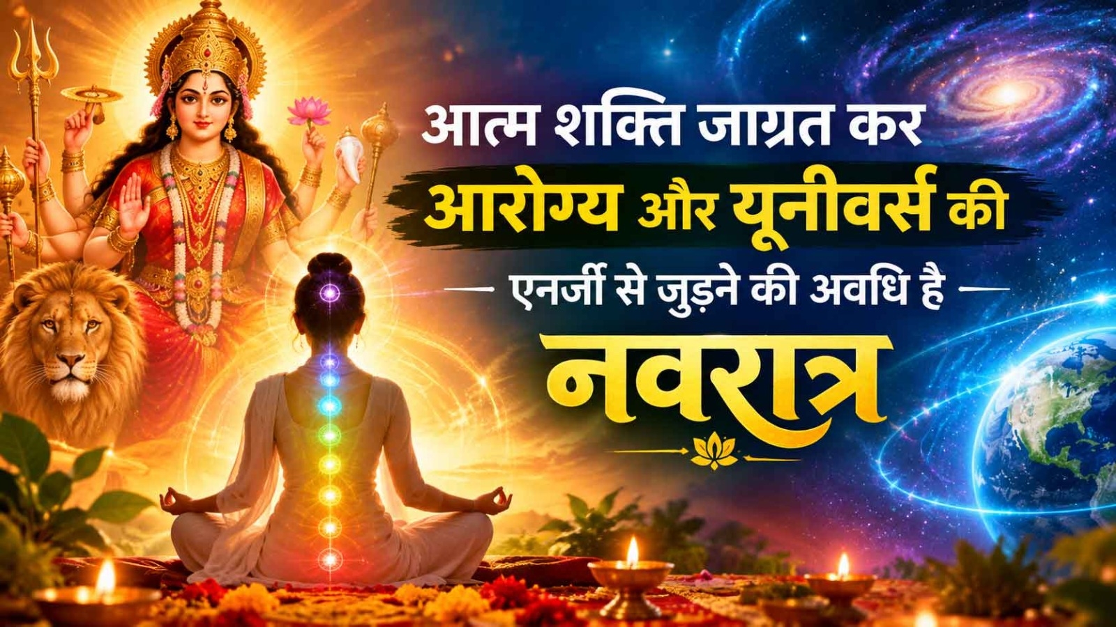 आत्म शक्ति जाग्रत कर आरोग्य और यूनीवर्स की इनर्जी से जुड़ने की अवधि हैं नवरात्र