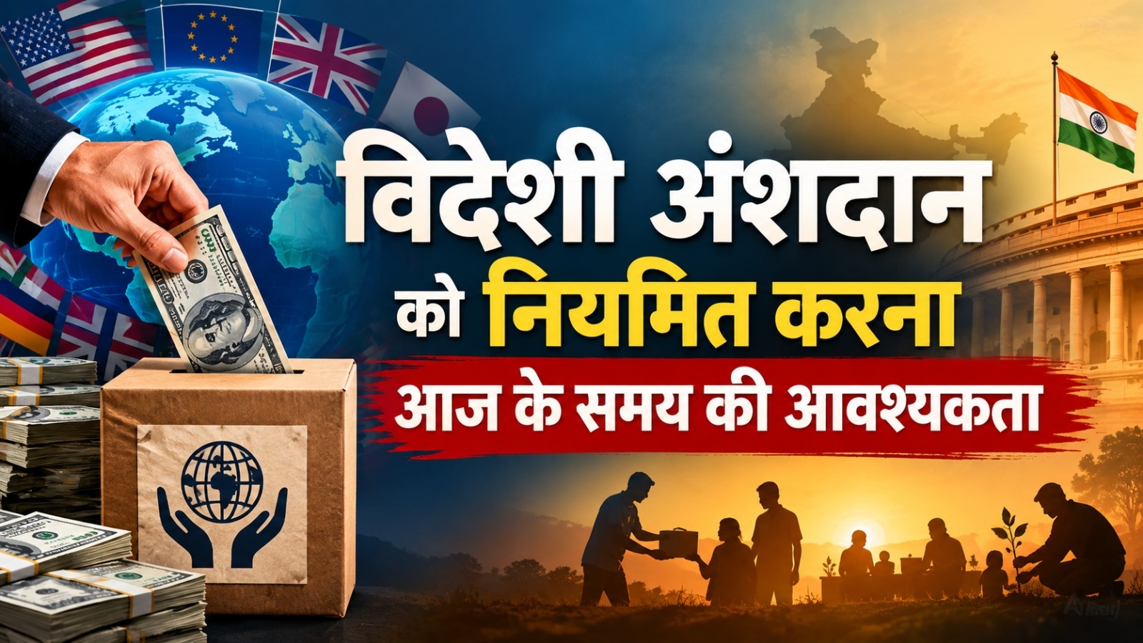 विदेशी अंशदान को नियमित करना आज के समय की आवश्यकता