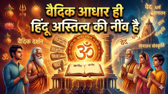 वैदिक आधार ही हिंदू अस्तित्व की नींव है