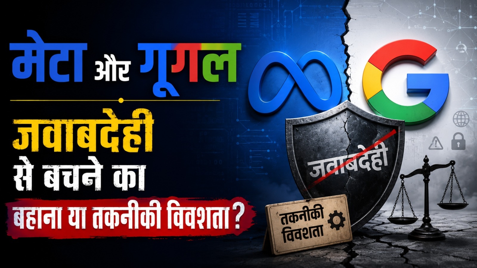 मेटा और गूगल  : जवाबदेही से बचने का बहाना या तकनीकी विवशता?