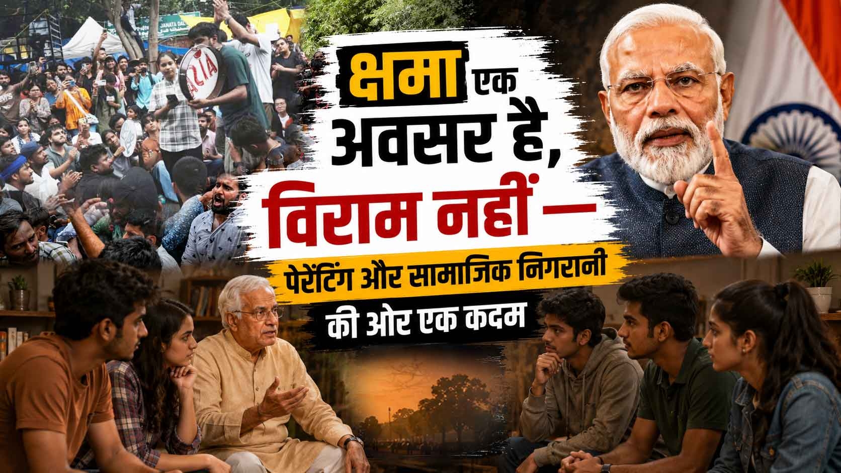प्रधानमंत्री मोदी जी द्वारा दी गयी क्षमा एवं संस्कारों के पुनर्निर्माण का अवसर