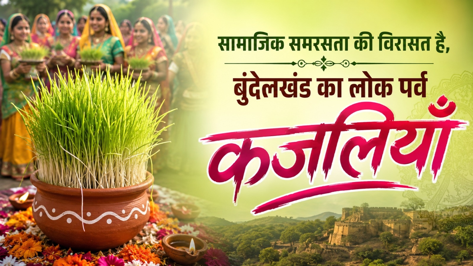 सामाजिक समरसता की विरासत है, बुंदेलखंड का लोक पर्व कजलियाँ