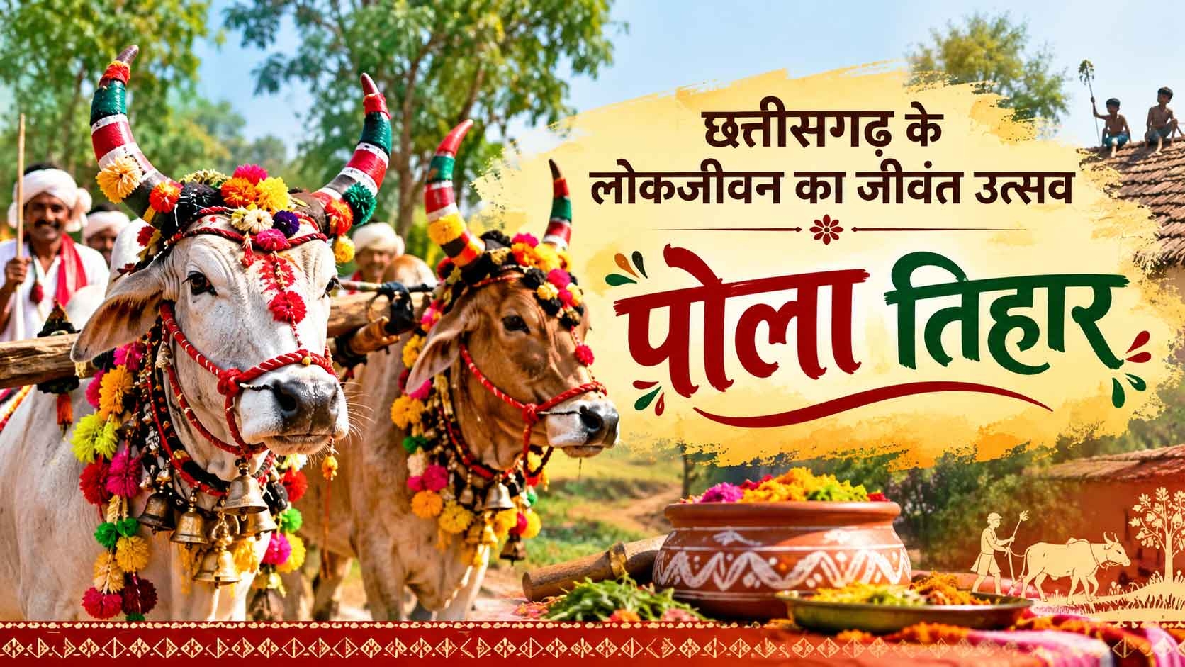 छत्तीसगढ़ के लोकजीवन का जीवंत उत्सव पोला तिहार
