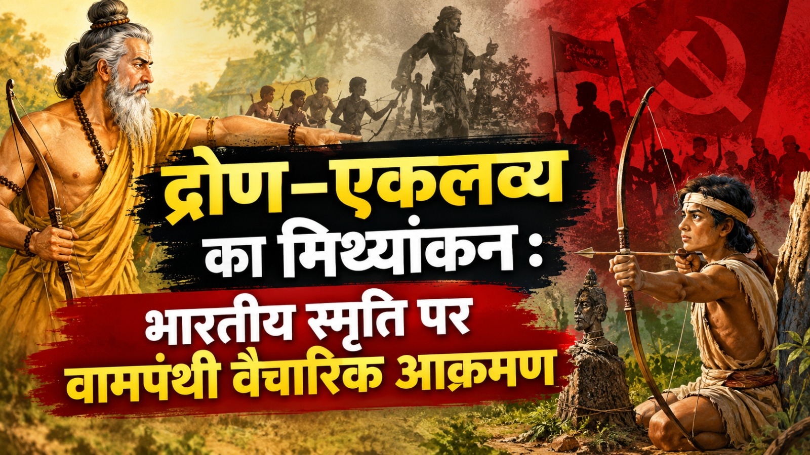 द्रोण–एकलव्य का मिथ्यांकन : भारतीय स्मृति पर वामपंथी वैचारिक आक्रमण