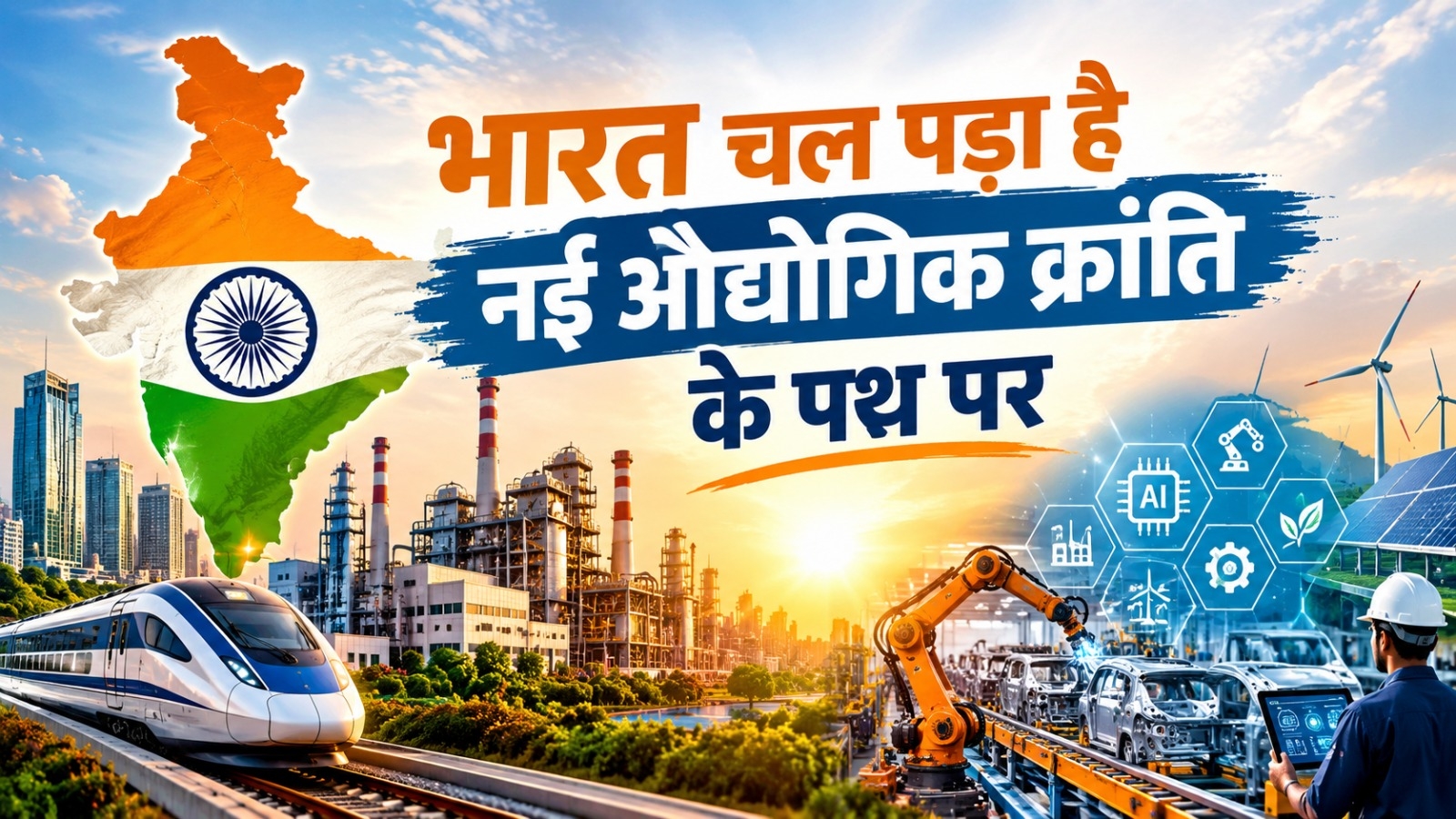 भारत चल पड़ा है नई औद्योगिक क्रांति के पथ पर