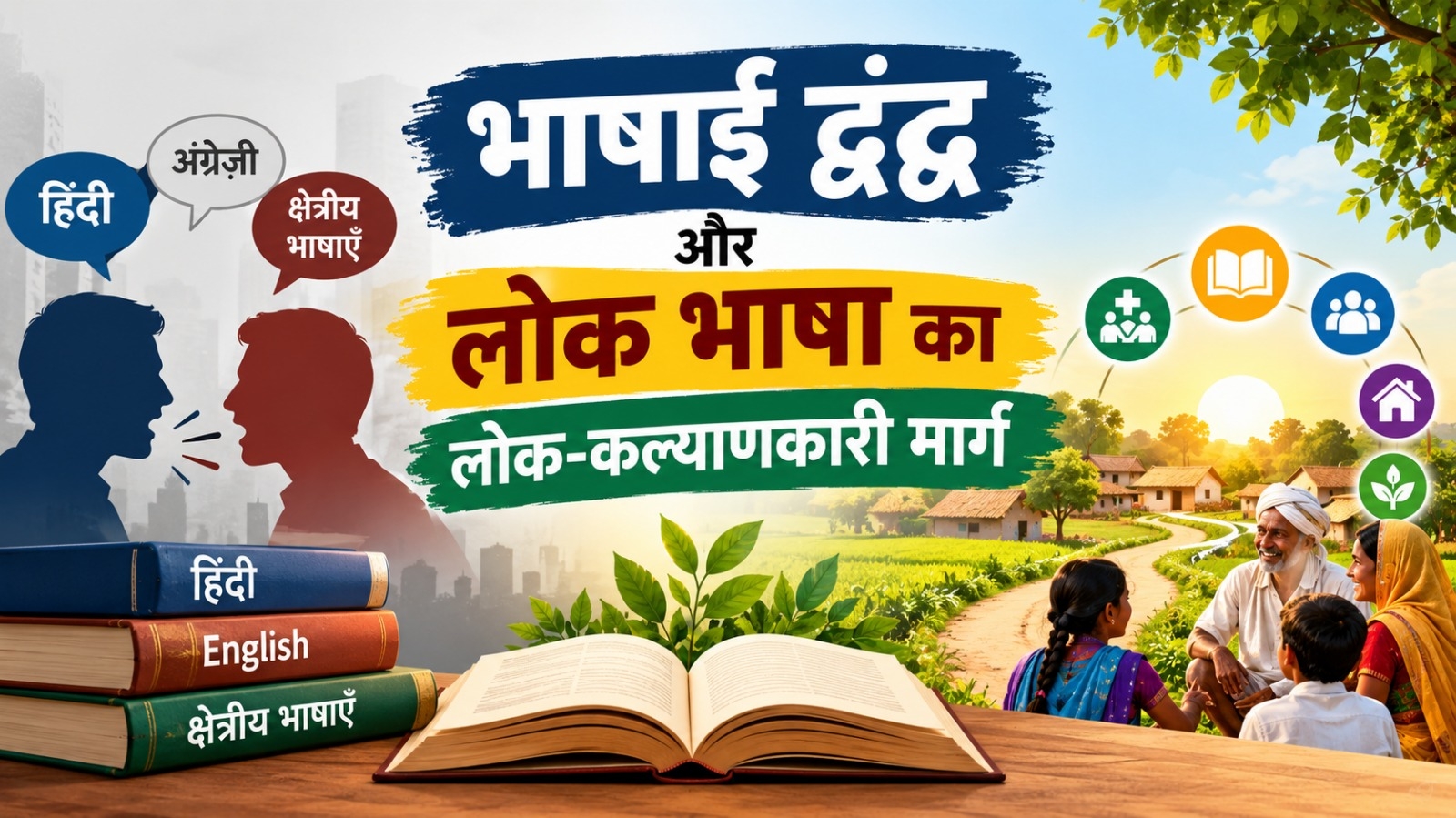 भाषाई द्वंद्व और लोक भाषा का लोक-कल्याणकारी मार्ग