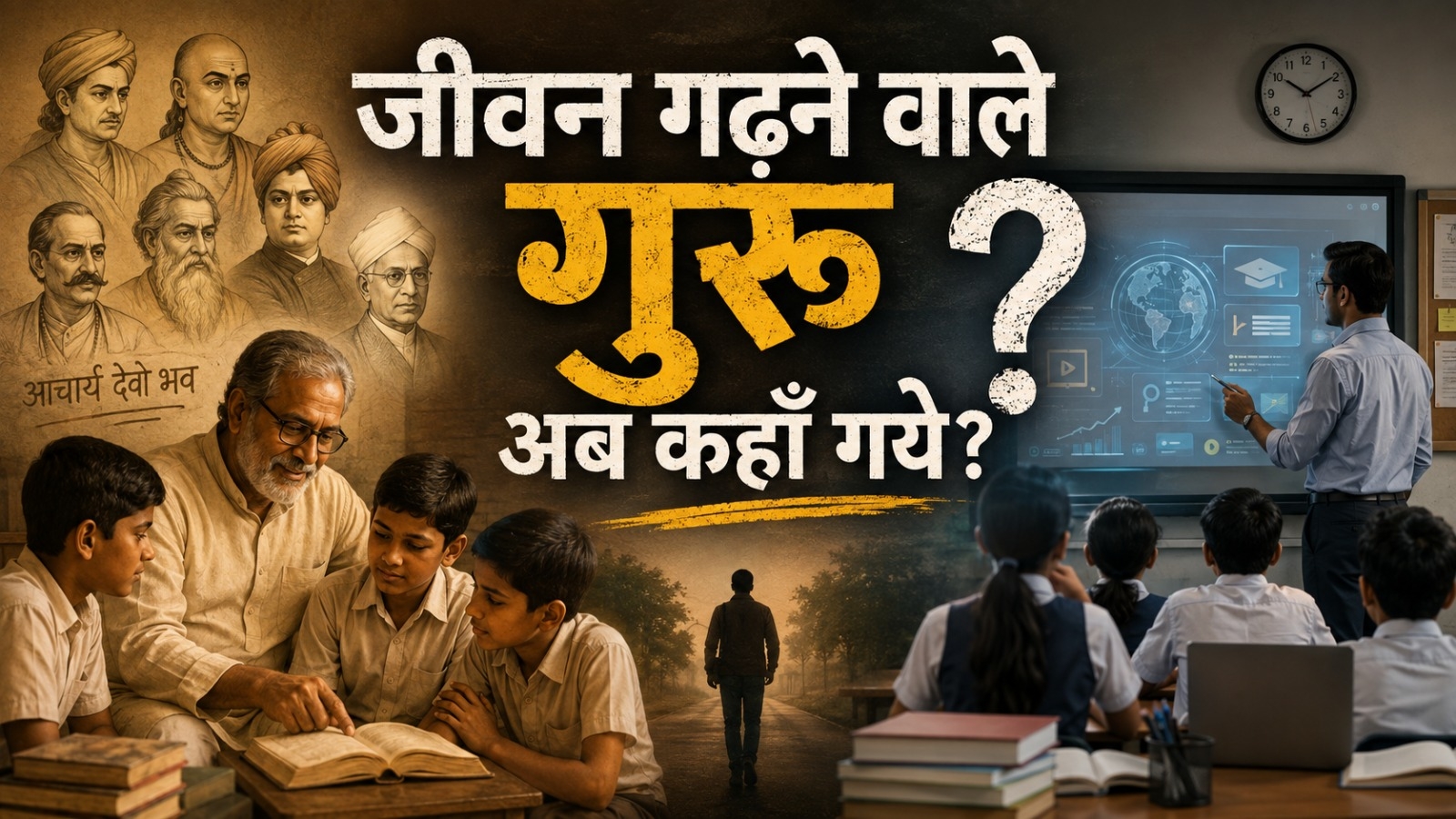 जीवन गढ़ने वाले गुरु अब कहाँ गये?